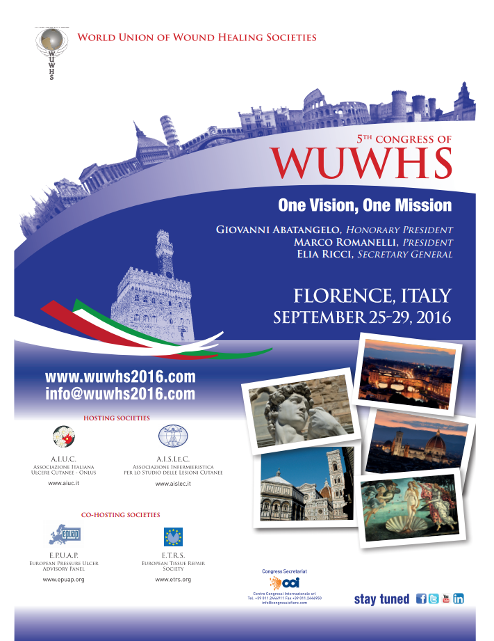 Congrès WUWHS (World Union of Wound Healing Societies)