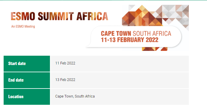ESMO Summit Africa 2022