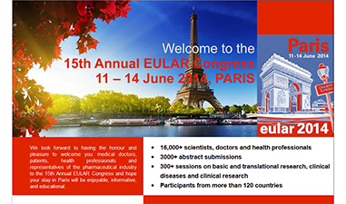 15th Annual EULAR Congress 2014