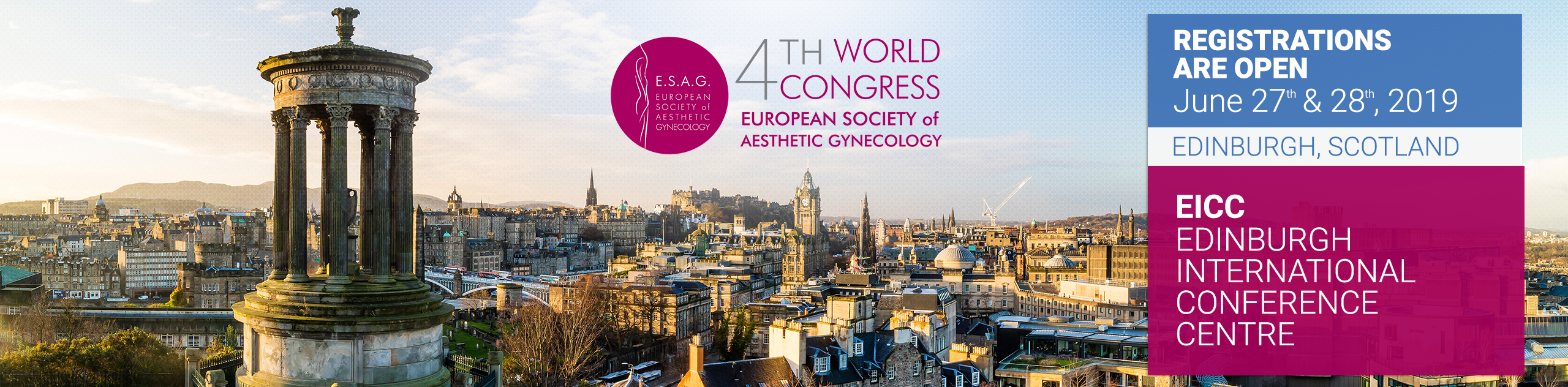 European Society of Aesthetic Gynecology congress (ESAG) 2019