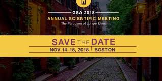 GSA 2018 Annual Scientific Meeting