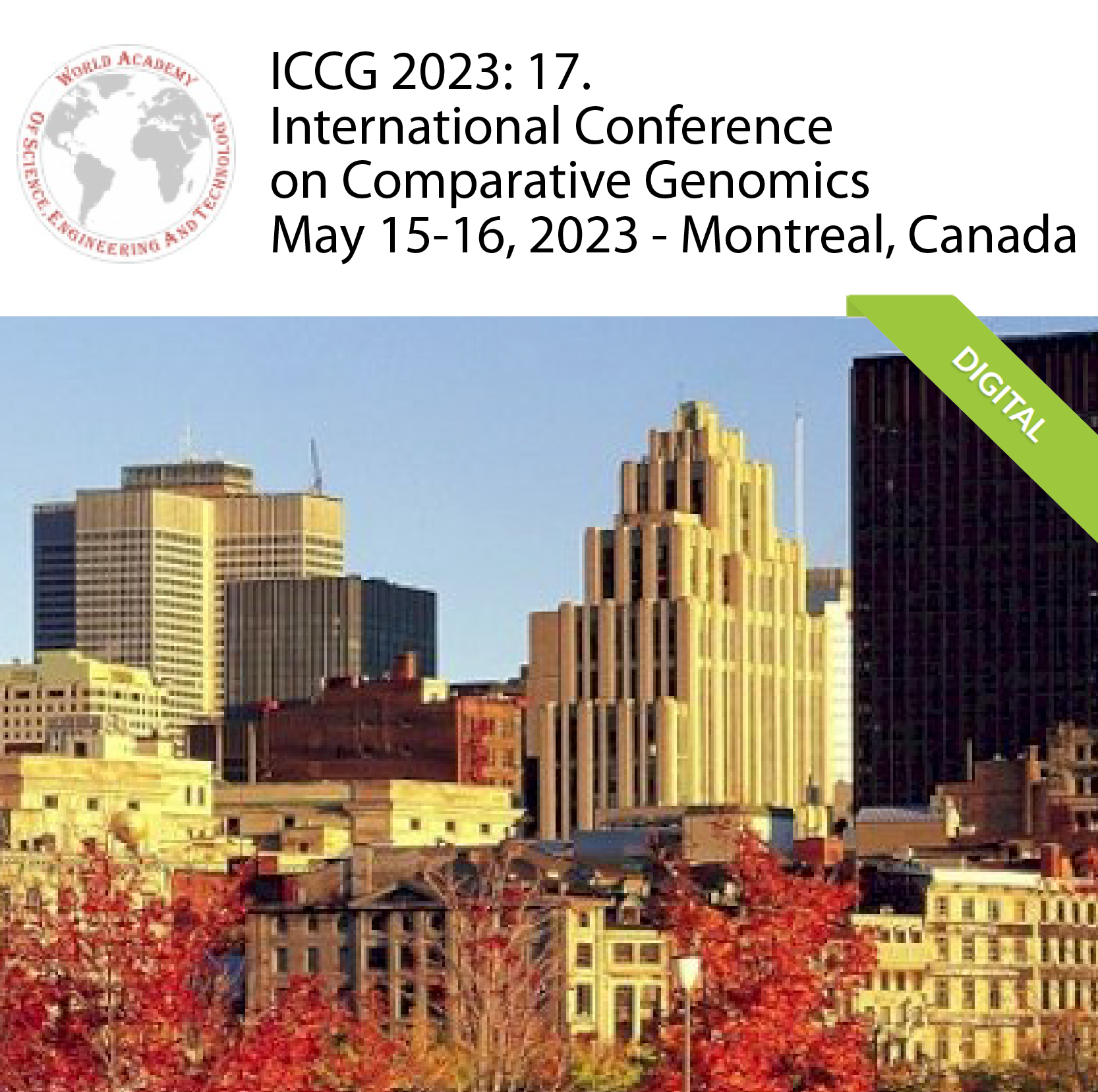 International Conference on Comparative Genomics - ICCG 2023