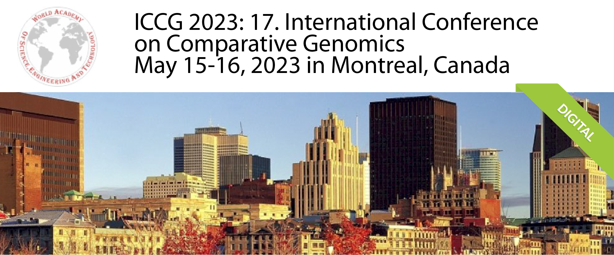 International Conference on Comparative Genomics - ICCG 2023