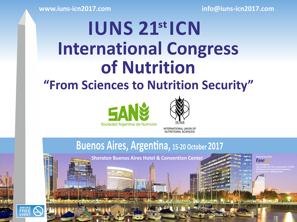 IUNS 21st ICN 2017 "From Sciences to Nutrition Security" - ILSI NA