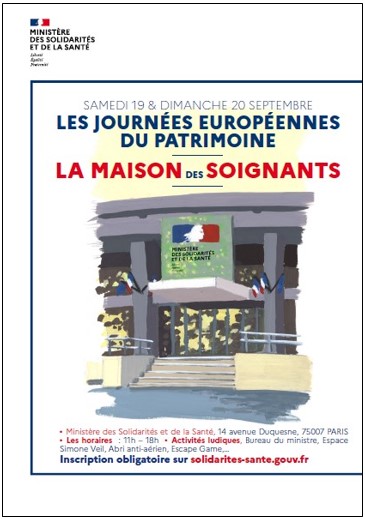 Journées européennes du patrimoine 2020 au ministère des Solidarités et de la Santé Journées européennes du patrimoine 2020 au ministère des Solidarités et de la Santé