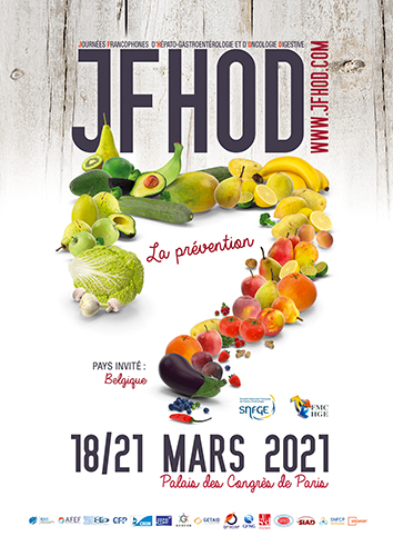 Journées Francophones d'Hépato-gastroentérologie et d'Oncologie Digestive JFHOD 2021