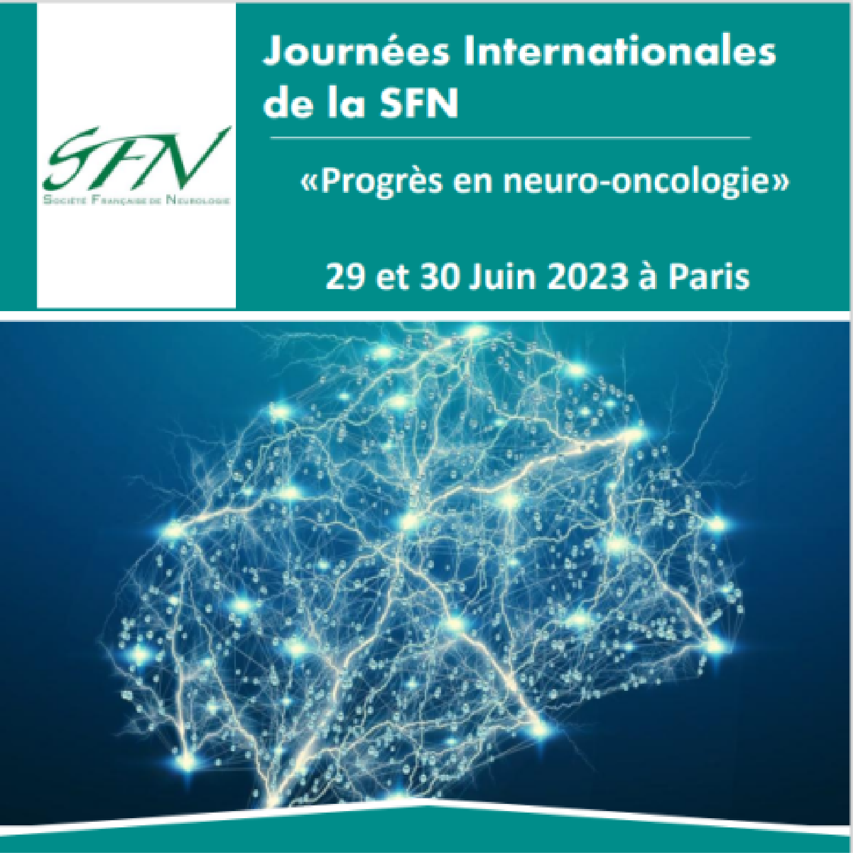 Journées Internationales de la Société Française de Neurologie - SFN 2023
