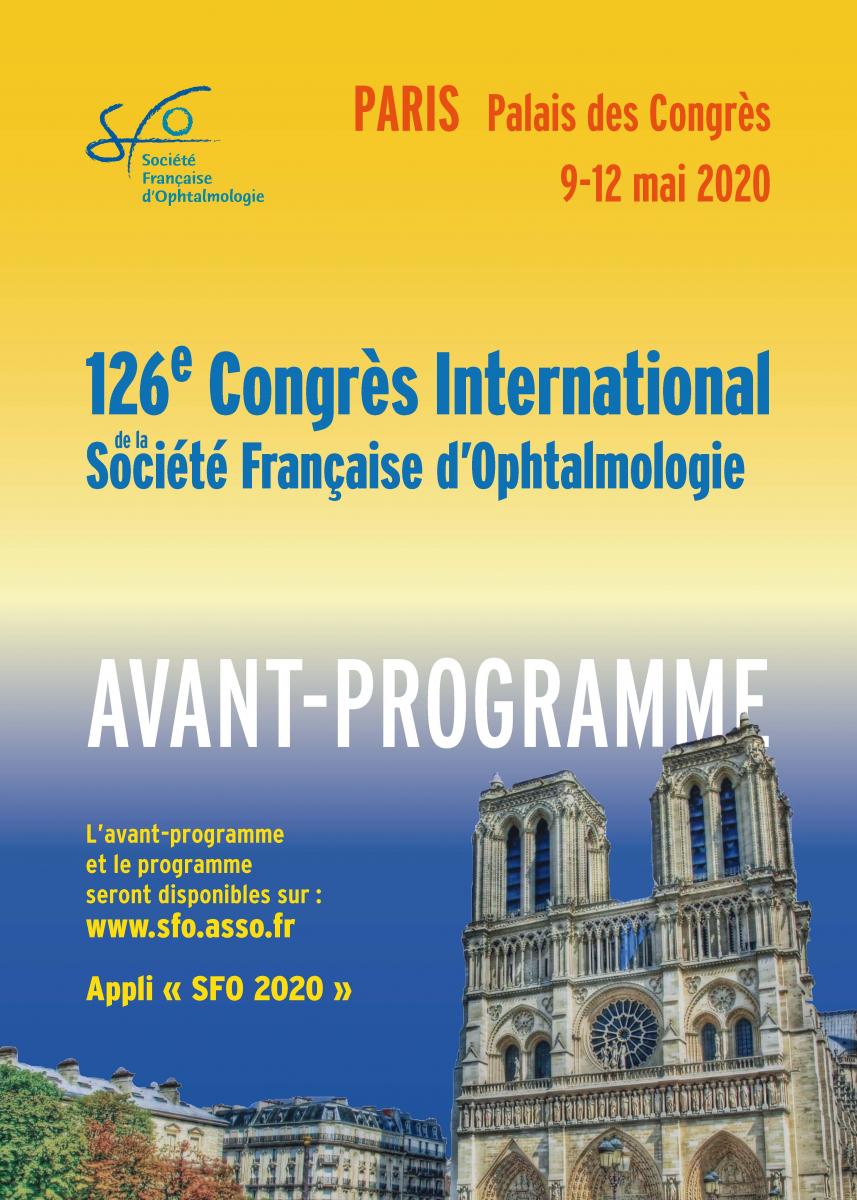Le 126e Congrès International de la Société Française d'Ophtalmologie SFO 2020