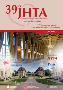 Les 39èmes Journées de l’Hypertension Artérielle JHTA 2019