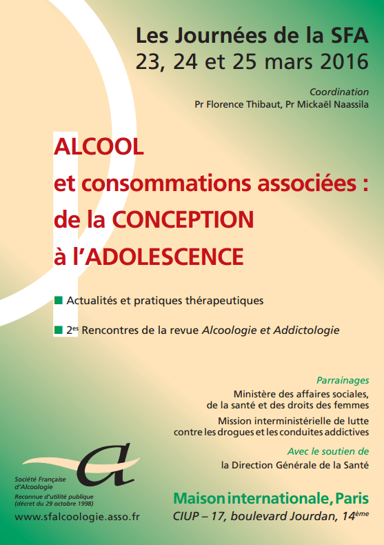 Les Journées de la Société Française d'Alcoologie