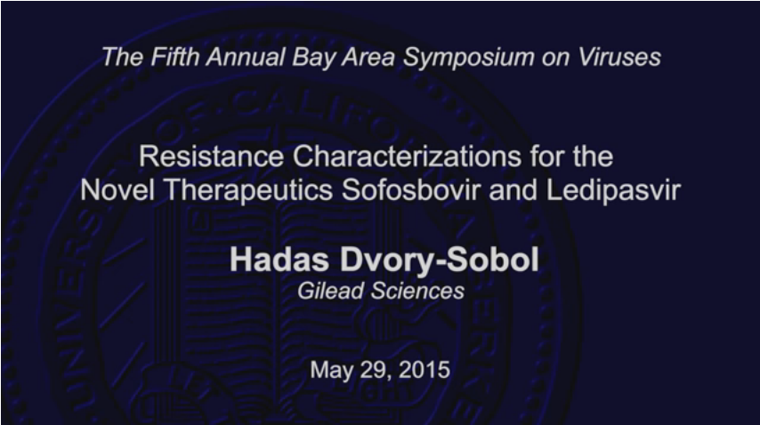 The 5th Annual Bay Area Symposium on Viruses - Hadas Dvory-Sobol (Gilead Sciences)