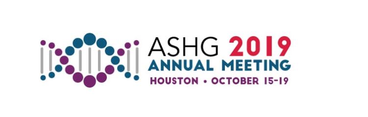 The American Society of Human Genetics Annual Meeting ASHG 2019