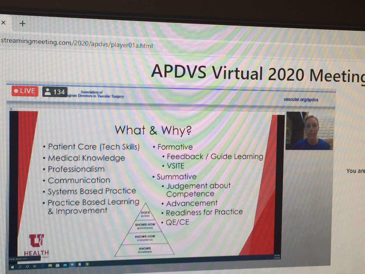 The Association of Program Directors in Vascular Surgery Virtual Spring Meeting APDVS 2020