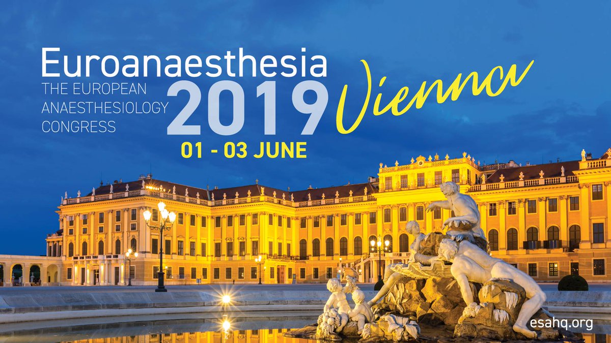 The European Anaesthesiology Congress (ESA) 2019