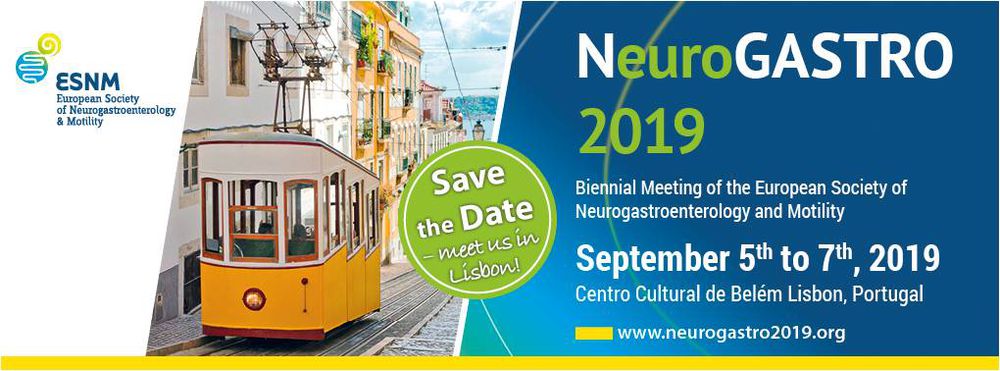 The European Society of Neurogastroenterology congress (NeuroGASTRO) 2019
