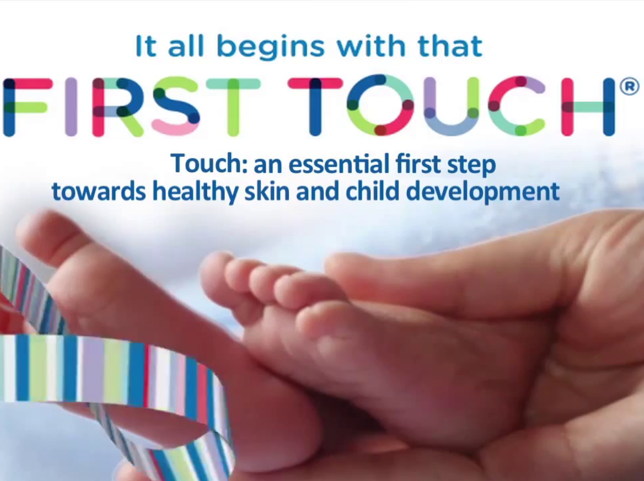 Touch : an essential first step towards healthy skin and child development