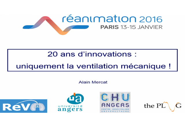 20 ans d'innovations : uniquement la ventilation mecanique ! 20 ans d'innovations : uniquement la ventilation mecanique !