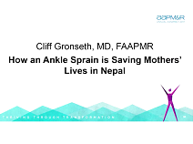 2017 PhyzTalks : Cliff Gronseth, MD, FAAPMR