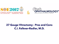 27 Gauge Vitrectomy - Pros and Cons Christiane Falkner-Radler
