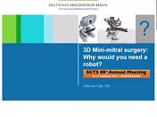 3D mini-mitral surgery: why would you need a robot?