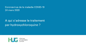 A qui s'adresse le traitement par hydroxychloroquine ? A qui s'adresse le traitement par hydroxychloroquine ?