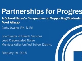 A School Nurse's Perspective on Supporting Students with Food Allergy