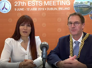 A very interesting discussion with the ESTS President Prof. Gilbert Massard at the 27th Meeting A very interesting discussion with the ESTS President Prof. Gilbert Massard at the 27th Meeting