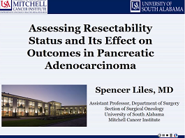 Accessing resectable status and it's effect on outcomes in pancreatic cancer Accessing resectable status and it's effect on outcomes in pancreatic cancer