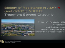 Acquired Resistance to Targeted Therapies in Advanced Non-Small Cell Lung Cancer: New Strategies and New Agents 3 Acquired Resistance to Targeted Therapies in Advanced Non-Small Cell Lung Cancer: New Strategies and New Agents 3