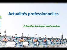 Actualités professionnelles - Prévention des risques psychosociaux
