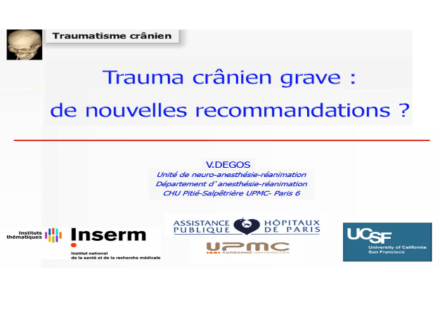 Actualités thérapeutiques en neuroréanimation Actualités thérapeutiques en neuroréanimation