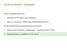 Acute Leukemia: Etiology & Subtypes  Pathology Acute Leukemia: Etiology & Subtypes  Pathology