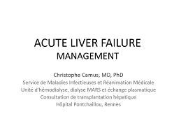 Acute liver failure - Management: state of the art