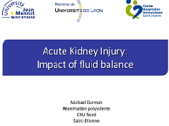 Acute renal failure in the ICU - Impact of fluid balance