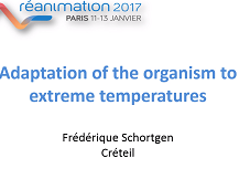 Adaptation of the organism to extreme - To extreme temperatures