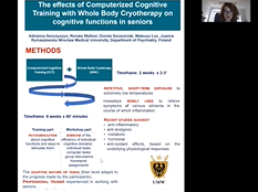 Adrianna Senczyszyn: The effects of Computerized Cognitive Training with Whole Body Adrianna Senczyszyn: The effects of Computerized Cognitive Training with Whole Body