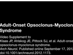 Adult-Onset Opsoclonus-Myoclonus Syndrome Adult-Onset Opsoclonus-Myoclonus Syndrome