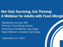 Adults with Food Allergies : Not Only Surviving but Thriving