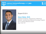 Advances in Bladder Cancer Immunotherapy, with Dr. Arjun Balar