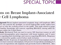 ALCL Perceptions. Plastic Surgery Hot Topics with Rod J. Rohrich, MD
