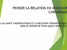 Alliance et Relation thérapeutique : Quelle approche pour quels objectifs?