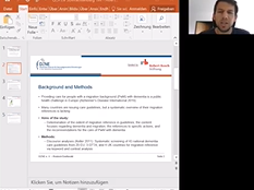 Alzheimer Europe Conference, Tim Schmachtenberg: How is migration background considered in care? Alzheimer Europe Conference, Tim Schmachtenberg: How is migration background considered in care?