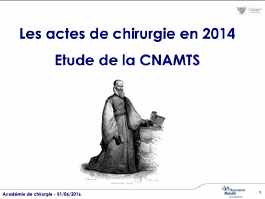 Analyse détaillée de l'activité chirurgicale française en 2014