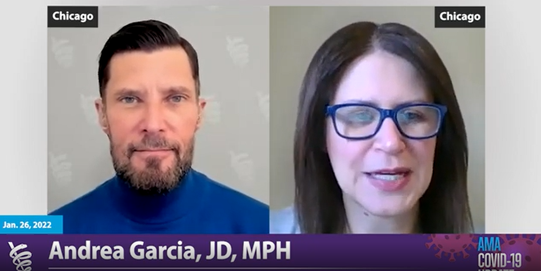 Andrea Garcia, JD, discusses newest research on Omicron | COVID-19 Update for Jan. 26, 2022 Andrea Garcia, JD, discusses newest research on Omicron | COVID-19 Update for Jan. 26, 2022