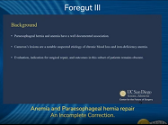 Anemia and Paraesophageal hernia repair - An Incomplete Correction