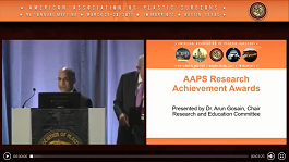 Announcement of AAPS Research Achievement Awards