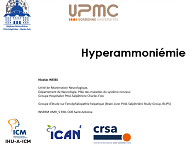 Anomalies métaboliques : comment raisonner - Hyperammoniémie