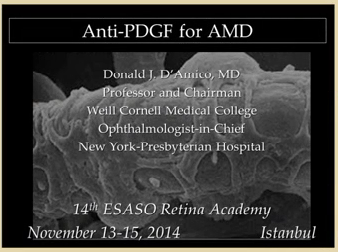 Anti-PDGF for AMD  Donald_D_Amico Anti-PDGF for AMD  Donald_D_Amico