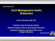 Arch management in aortic dissection Arch management in aortic dissection