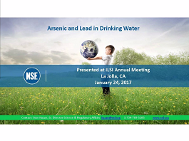 Arsenic and Lead in Drinking Water